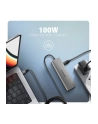 axagon HMC-5H Wieloportowy hub USB-C 3.2 Gen 1, 3x USB-A, 4K HDMI, PD 100W, 100cm USB-C kabel - nr 4