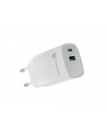 natec Ładowarka sieciowa Ribera GAN 1X USB-A + 1X USB-C 30W Biała - nr 2