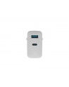 natec Ładowarka sieciowa Ribera GAN 1X USB-A + 1X USB-C 45W Biała - nr 8