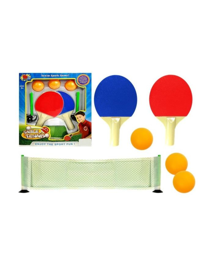inni Zestaw do tenisa stołowego (paletki, piłeczki, siatka) 5666 Lean Toys główny
