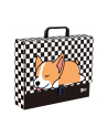 majewski Teczka z rączką A4 XL ST.RIGHT SLEEPY CORGI - nr 1