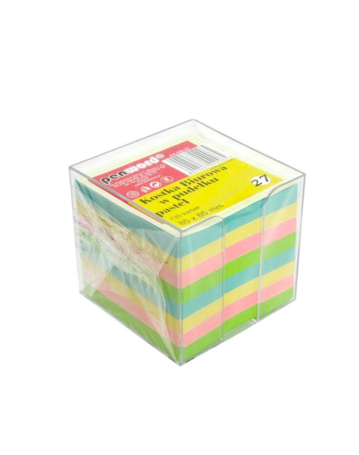 polsirhurt Kostka biurowa KB-27 730 kartek w pudełku 85x85x70mm pastelowe kolory główny