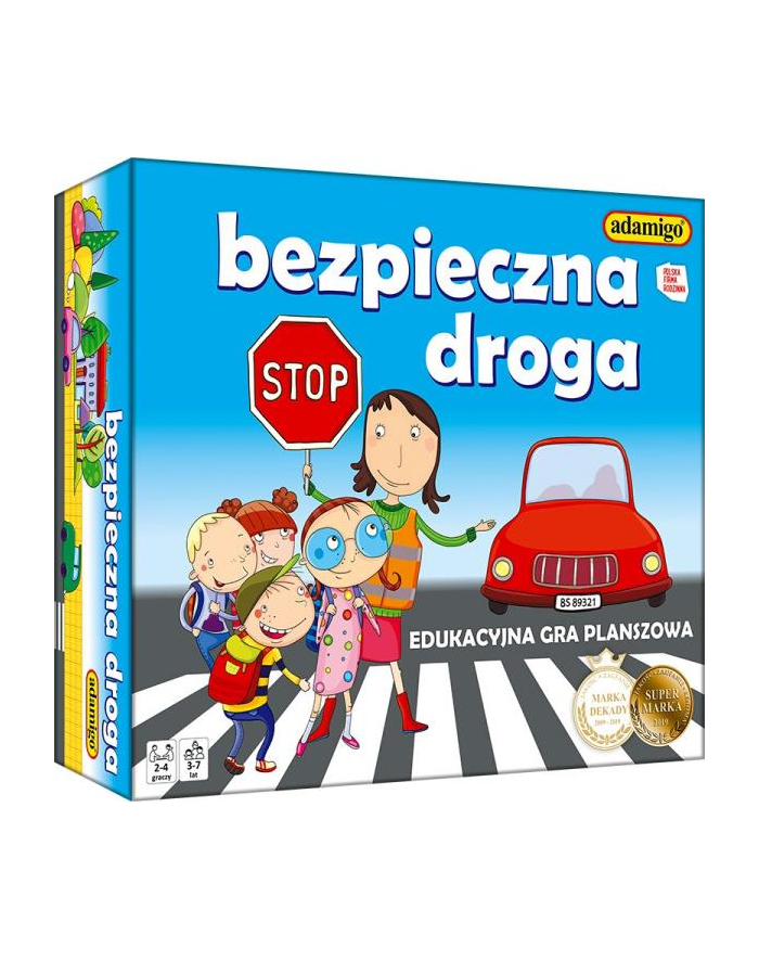 Bezpieczna droga - edukacyjna gra planszowa ADAMIGO główny
