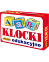 Klocki 12-elementów edukacyjne. Alfabet ADAMIGO - nr 1