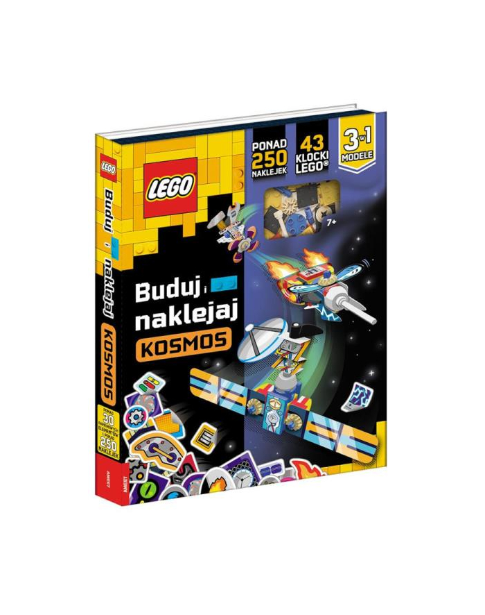 ameet Książeczka LEGO Master Brand. Buduj i naklejaj. Kosmos BSC-6603 główny