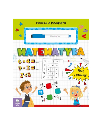 booksandfun Książeczka Nauka z pisakiem. Matematyka