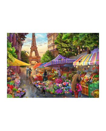 Puzzle 1000el Premium Plus Tea time Targi kwiatowe Paryż 10799 Trefl