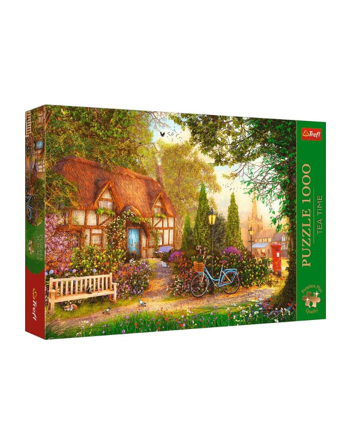 Puzzle 1000el Premium Plus Tea time Domek pod strzechą 10803 TREFL główny