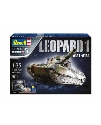 cobi Model do sklejania Revell 05656 1:35 Czołg Leopard 1A1A1-A1  Zestaw upominkowy