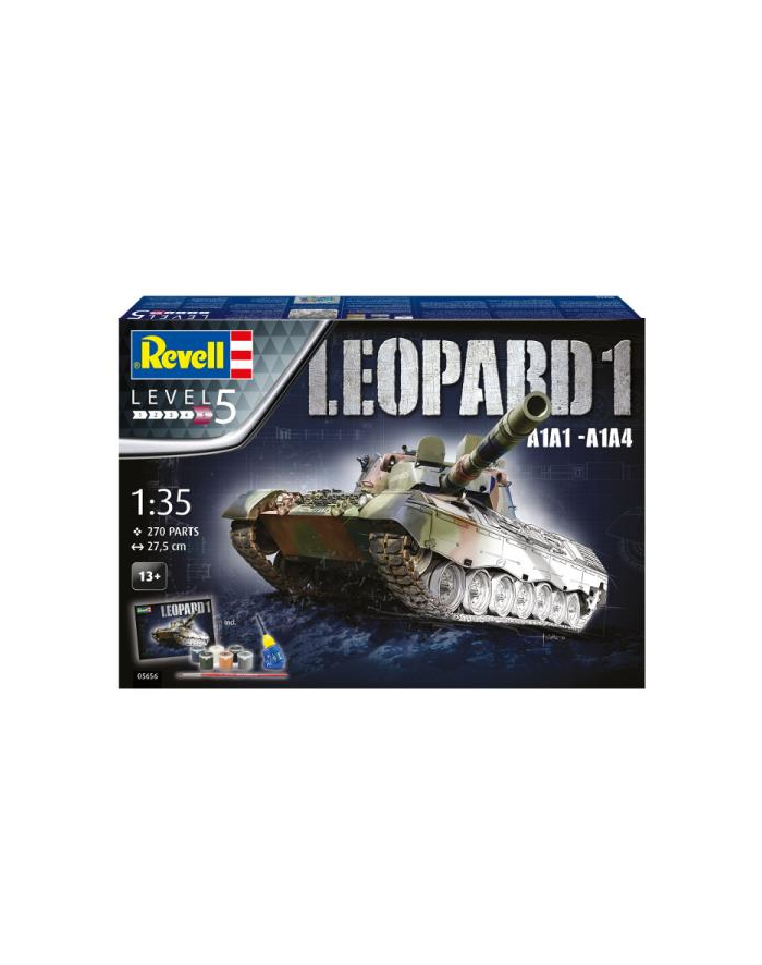 cobi Model do sklejania Revell 05656 1:35 Czołg Leopard 1A1A1-A1  Zestaw upominkowy główny