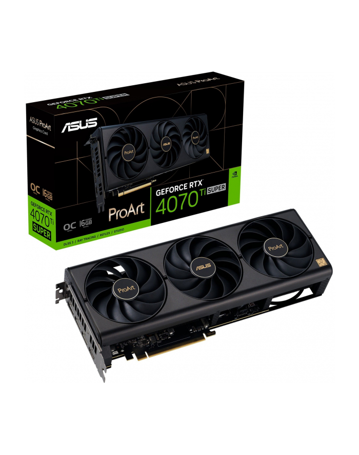 asus Karta graficzna GeForce RTX 4070 TI SUPER PROART 16GB OC GDDRX6 256bit główny