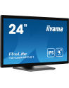 iiyama Monitor 24 cale T2438MSC-B1 IPS,FHD,DP,HDMI,2x2W,2xUSB,600(cd/m2),   10pkt.7H,IP1X(FRONT),PION/POZIOM - nr 17