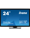 iiyama Monitor 24 cale T2438MSC-B1 IPS,FHD,DP,HDMI,2x2W,2xUSB,600(cd/m2),   10pkt.7H,IP1X(FRONT),PION/POZIOM - nr 20