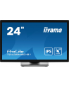 iiyama Monitor 24 cale T2438MSC-B1 IPS,FHD,DP,HDMI,2x2W,2xUSB,600(cd/m2),   10pkt.7H,IP1X(FRONT),PION/POZIOM - nr 86