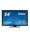 iiyama Monitor 24 cale T2438MSC-B1 IPS,FHD,DP,HDMI,2x2W,2xUSB,600(cd/m2),   10pkt.7H,IP1X(FRONT),PION/POZIOM - nr 96