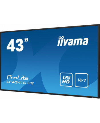 iiyama Monitor 42.5 cala ProLite LE4341S-B2 IPS,FHD,18/7,LAN,HDMI