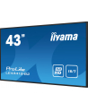 iiyama Monitor 42.5 cala ProLite LE4341S-B2 IPS,FHD,18/7,LAN,HDMI - nr 55