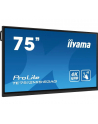 iiyama Monitor 75 cali ProLite TE7512MIS-B3 AG,INFRARED,40pkt,IPS,4K - nr 66