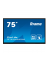 iiyama Monitor 75 cali ProLite TE7512MIS-B3 AG,INFRARED,40pkt,IPS,4K - nr 68