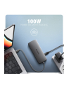 axagon HMC-8HLSA Wieloportowy hub USB-C 3.2 Gen 1 hub, 3x USB-A + 4K/30Hz HDMI + SD/microSD, GLAN, Audio, PD 100W, 20cm USB-C kabel - nr 24