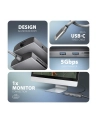 axagon HMC-8HLSA Wieloportowy hub USB-C 3.2 Gen 1 hub, 3x USB-A + 4K/30Hz HDMI + SD/microSD, GLAN, Audio, PD 100W, 20cm USB-C kabel - nr 13