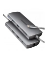 axagon HMC-8HLSA Wieloportowy hub USB-C 3.2 Gen 1 hub, 3x USB-A + 4K/30Hz HDMI + SD/microSD, GLAN, Audio, PD 100W, 20cm USB-C kabel - nr 40