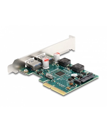 DeLOCK PCI Express x4 card for 2 x external USB 10 Gbps Type-A socket, USB controller