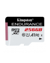Kingston High Endurance 256GB microSDXC Memory Card (White/Black, UHS-I U1, Class 10, A1) - nr 11