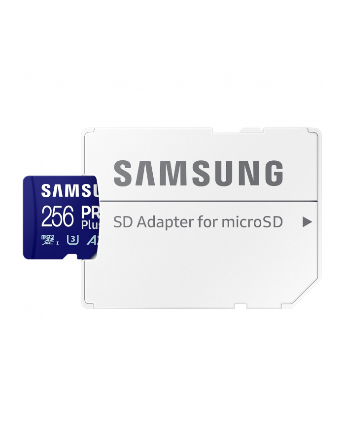 SAMSUNG PRO Plus 256 GB microSDXC (2023), memory card (blue, UHS-I U3, Class 10, V30, A2) główny