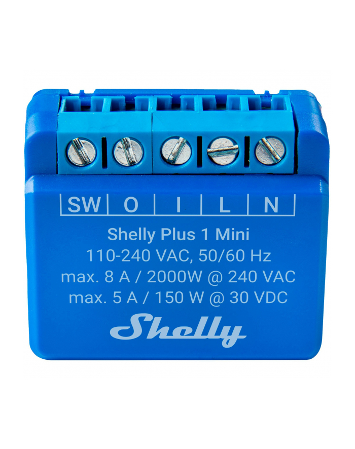 Shelly 1 Mini Gen3, relay (blue) główny