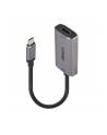 Lindy USB converter 8K60, USB-C male > HDMI female (silver/grey, 11cm) - nr 10