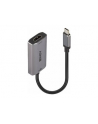 Lindy USB converter 8K60, USB-C male > HDMI female (silver/grey, 11cm) - nr 17