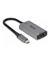 Lindy USB converter 8K60, USB-C male > HDMI female (silver/grey, 11cm) - nr 18