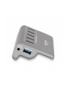 DeLOCK USB 10 Gbps hub with 4 USB Type-A ports + 1 quick charging port, USB hub (grey, incl. power supply) - nr 8