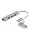 DeLOCK 4 Port Slim USB Hub with USB Type-C or USB Type-A, USB hub - nr 2
