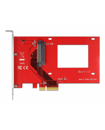 DeLOCK PCI Express x4 Card to 1 x internal U.3, interface card