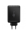 goobay USB-C PD multiport quick charger 100 watts (Kolor: CZARNY, 1x USB-A QC, 3x USB-C PD, GaN technology) - nr 2