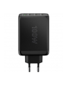 goobay USB-C PD multiport quick charger 100 watts (Kolor: CZARNY, 1x USB-A QC, 3x USB-C PD, GaN technology) - nr 3