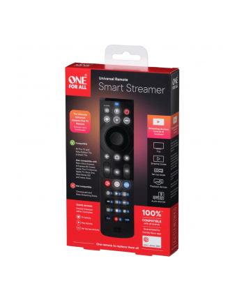 One for all Smart Streamer Remote URC 7945, remote control (Kolor: CZARNY)