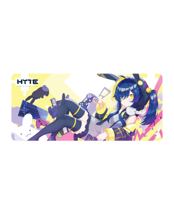 HYTE Bunny Splash Desk Pad, Gaming Mouse Pad (Multicolor)
