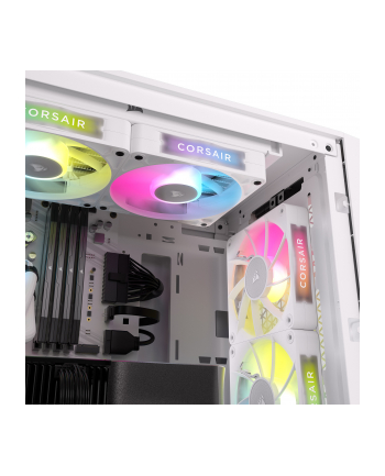 Corsair iCUE LINK RX120 RGB Triple, case fan (Kolor: BIAŁY, pack of 3, incl. hub)