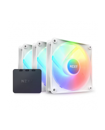 NZXT F120 RGB Core Triple Pack 120x120x26, case fan (Kolor: BIAŁY, pack of 3, incl. RGB controller)