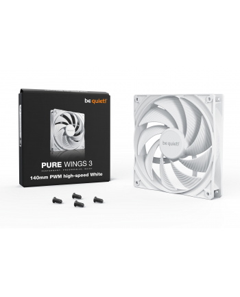 be quiet! Pure Wings 3 140mm PWM high-speed, case fan (Kolor: BIAŁY)