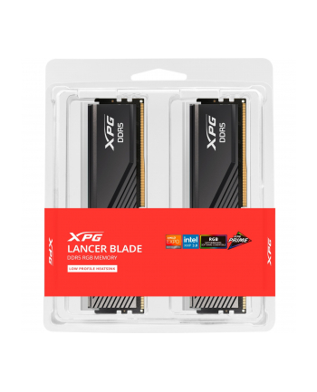 ADATA DDR5 - 64GB - 6000 - CL - 30 (2x 32 GB) dual kit, RAM (Kolor: CZARNY, AX5U6000C3032G-DTLABRBK, Lancer Blade RGB, INTEL XMP, AMD EXPO)