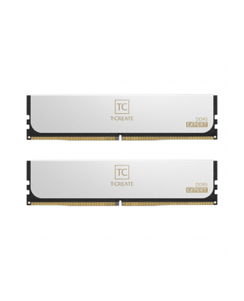 Team Group DDR5 - 32GB - 6400 - CL - 32 (2x 16 GB) dual kit, RAM (Kolor: BIAŁY, CTCWD532G6400HC32ADC01, AMD EXPO)