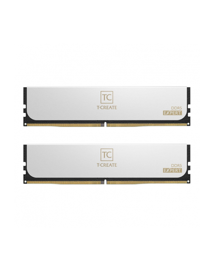 Team Group DDR5 - 32GB - 6400 - CL - 32 (2x 16 GB) dual kit, RAM (Kolor: BIAŁY, CTCWD532G6400HC32ADC01, AMD EXPO) główny