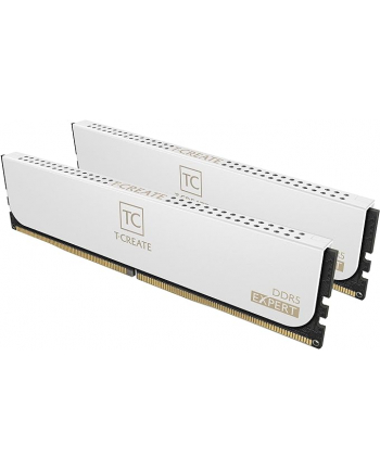 Team Group DDR5 - 32GB - 6400 - CL - 32 (2x 16 GB) dual kit, RAM (Kolor: BIAŁY, CTCWD532G6400HC32ADC01, AMD EXPO)