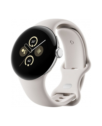 Google Pixel Watch 2, Smartwatch (light beige, Porcelaine, WiFi)