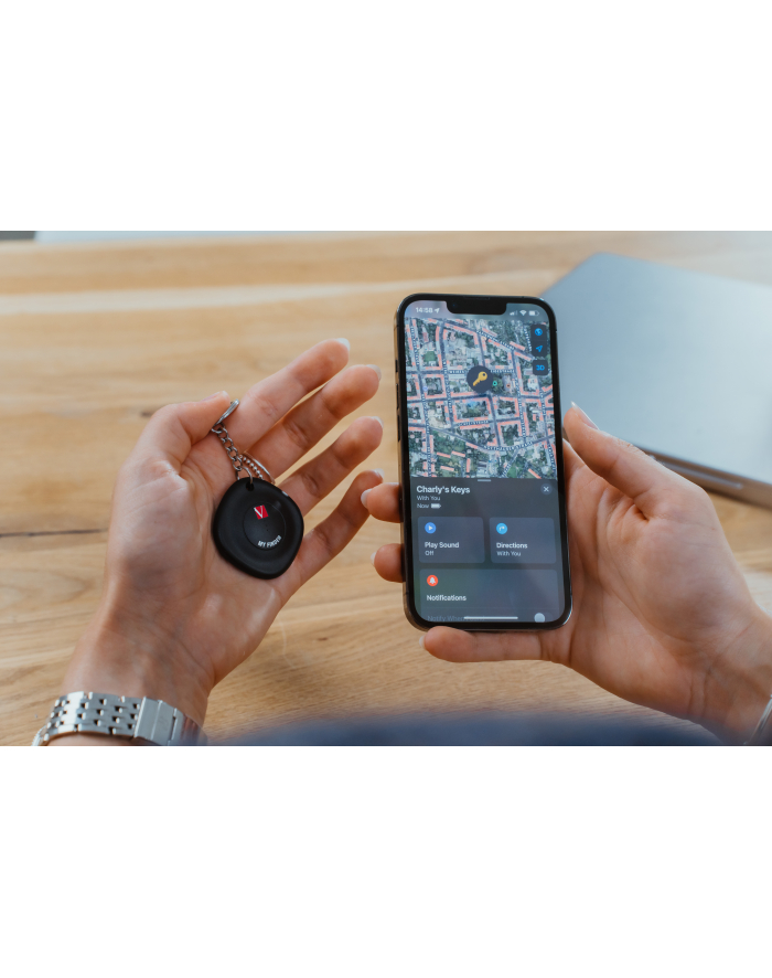 Verbatim My Finder, location tracker (Kolor: CZARNY/Kolor: BIAŁY, Bluetooth, NFC) główny