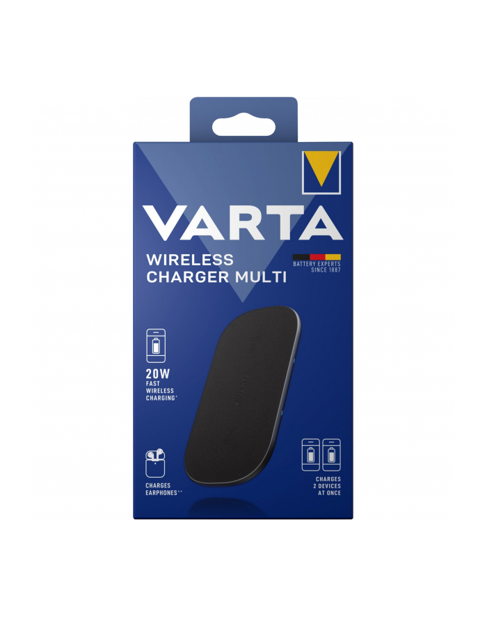 Varta Wireless Charger Multi, charger (Kolor: CZARNY) główny